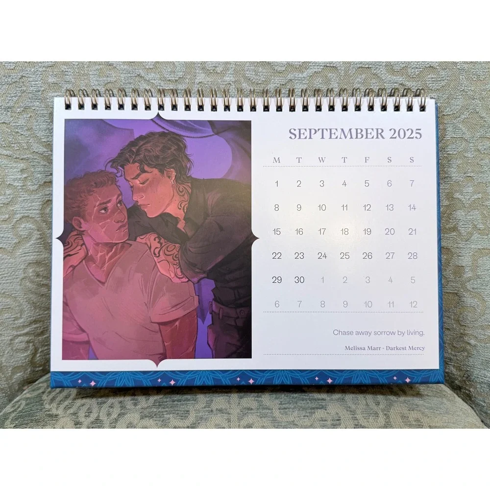 Illumicrate 2025 Calendar Polarts Fantasy Art Ride or Die Subscription Box Desk